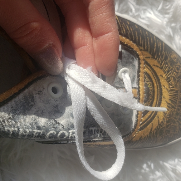 Hand Painted Fall Out Boy Cork Tree Vans - Picture 8 of 8